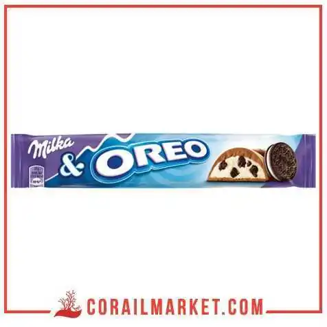 Chocolat fourré aux morceaux de oreo milka 37 g Chocolat fourré aux morceaux de oreo milka 37 g