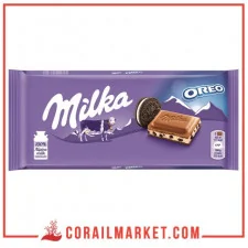 Chocolat fourré au biscuit oreo milka 100 g