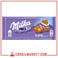 Chocolat au lait bubbly Milka 100 g