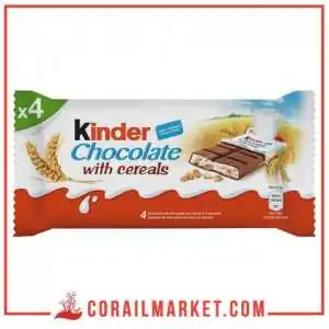 Chocolat aux céréales kinder country 4×23,5 g