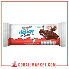 Génoise moelleuse au chocolat et crème de lait kinder délice 39 g