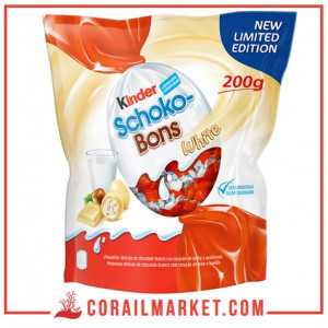 Bonbons chocolat blanc kinder Schoko-bons white 200 g