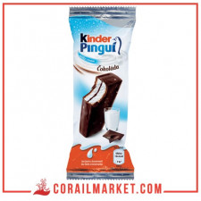 génoise au chocolat fourré au mousse au lait kinder pingui 30 g