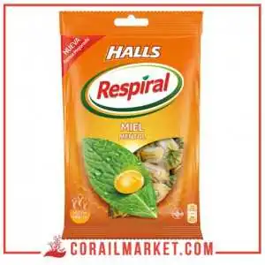 حلوى بدون غلوتين ذوق العسل و النعناع رسبيرال هالز 150غ