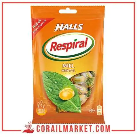 حلوى بدون غلوتين ذوق العسل و النعناع رسبيرال هالز 150غ حلوى بدون غلوتين ذوق العسل و النعناع رسبيرال هالز 150غ