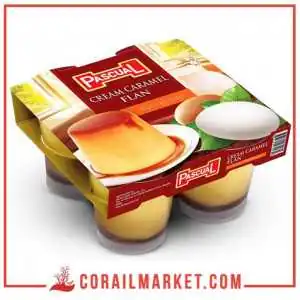 Flan crème caramel pascual 4×100 g