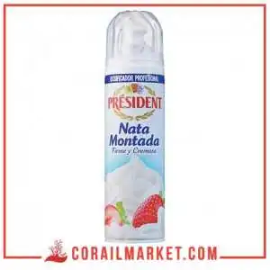 Crème Chantilly spray président 250 ml