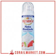 Crème Chantilly spray président 250 ml