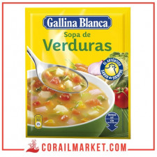 Soupe de légumes instantané Gallina blanca 51 g