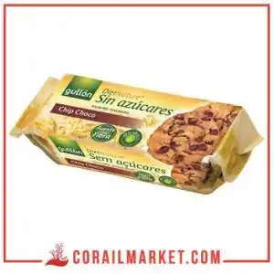 biscuit sans sucre aux pépites de chocolat chips choco gullon 125 g