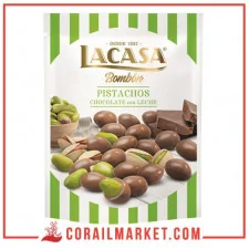 CHOCOLAT AU PISTACHE LACASA 115 G