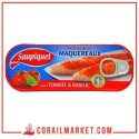 Saupiquet Filet De Maquereaux Tomate Et Basilic 169 G