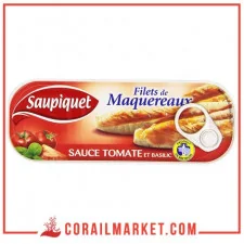 filet e maquereaux tomate et basilic saupiquet 169 g