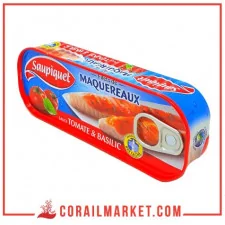 filet e maquereaux tomate et basilic saupiquet 169 g