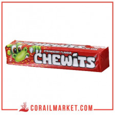 chewing-gum gout fraise chewits 30 g