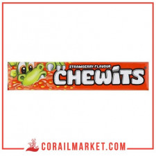 chewing-gum gout fraise chewits 30 g