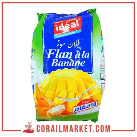 flan banane idéal 500 g