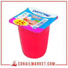 yaourt Lait fraise Danone 100 g