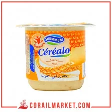 yaourt brassé aux céréales gout miel céréalo soummam 100 g