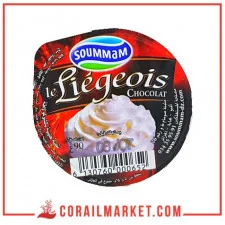 YAOURT MOUSSE AU CHOCOLAT liégeois soummam 90 g
