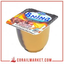 ياغورت مزدوج الذوق شوكولاطة وكراميل بنينة صومام 100غ