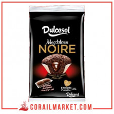 madeleine cacaoté fourré crème de chocolat dulcesol 225 g